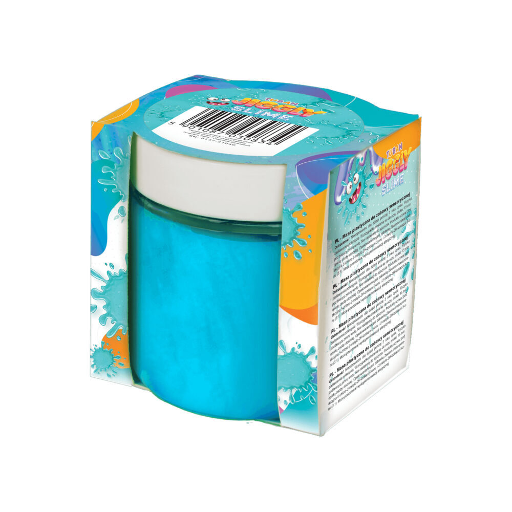 TUBAN Jiggly, slime, tirkizni, 100 g