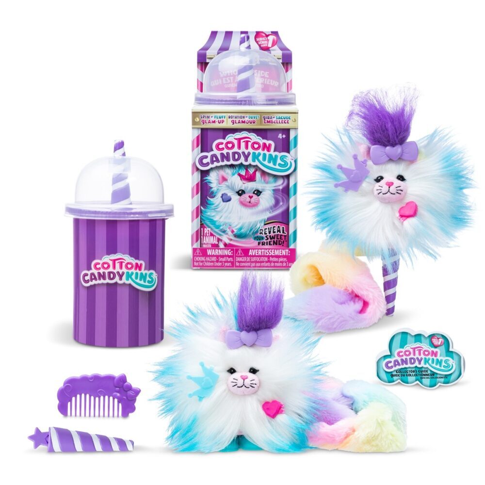 BASIC FUN, plišana igračka, mirišljavi čupavci Cotton CandyKins