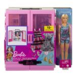 BARBIE, modni ormar, s lutkom i dodacima