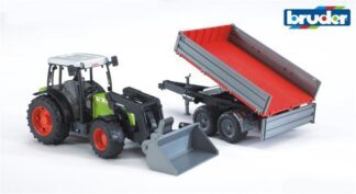 BRUDER traktor Class Nectis s prikolicom 02112