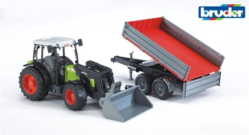 BRUDER traktor Class Nectis s prikolicom 02112