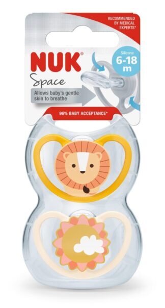 NUK duda varalica - silikon Space s2 (6-18m), 2 kom/box 10736366 - Slika 2