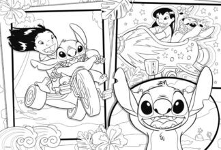 STITCH, puzzle, Složi i oboji, 250 kom - Slika 3