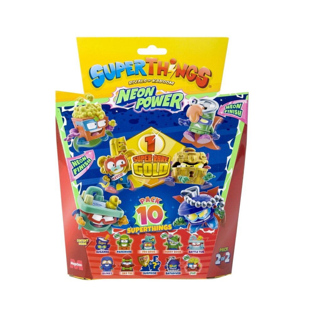 SUPERTHINGS, mini figure, Neon Power, 10 kom
