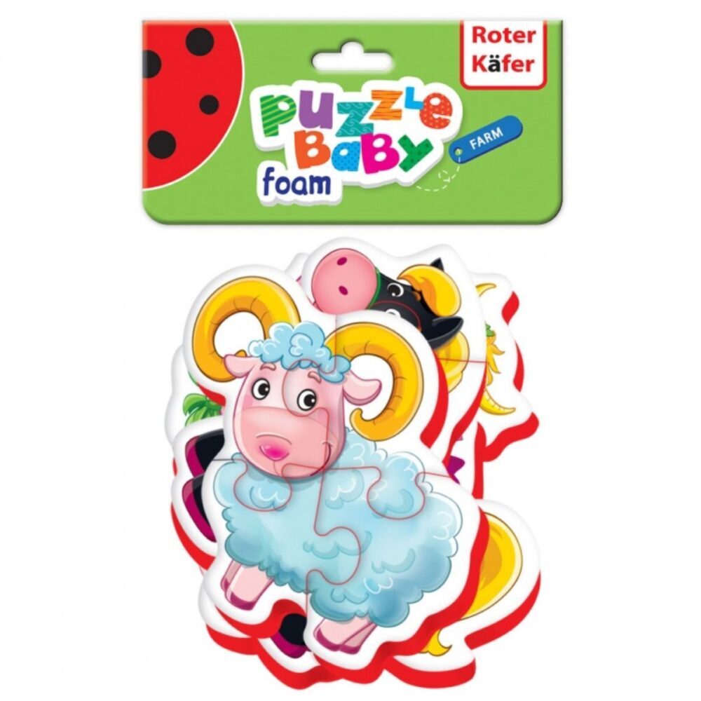 ROTER KÄFER Baby Foam, puzzle, farma