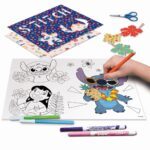 STITCH, kreativni set, Škola crtanja sa svjetlećom podlogom - Slika 6