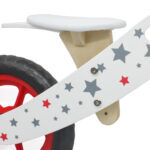 STAR RIDE Balans drveni, bicikl, crveni - Slika 5