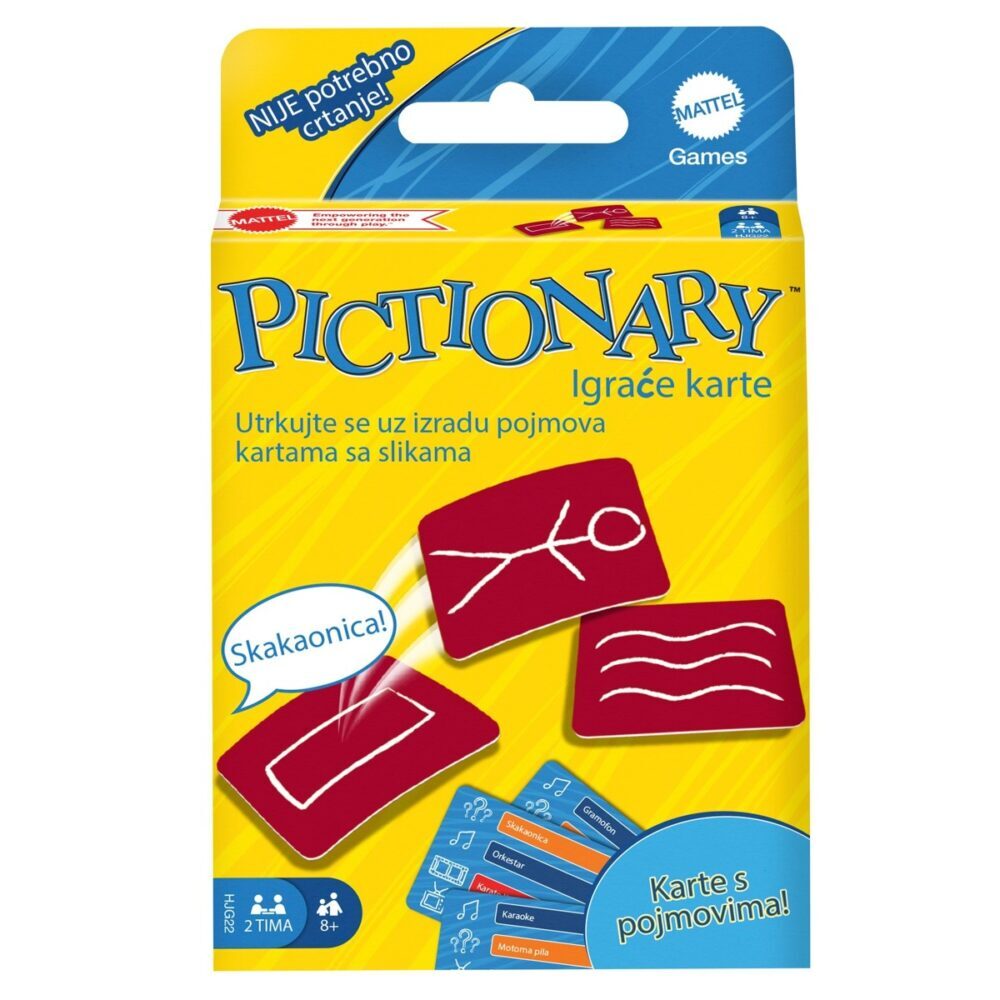 GAMES, društvena igra, Pictionary karte