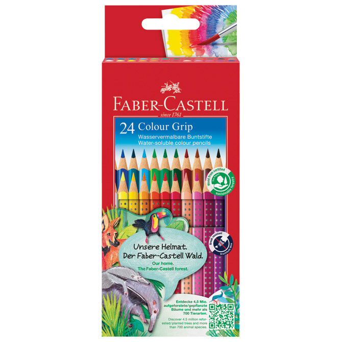 Boje drvene  24boje Grip 2001 Faber-Castell 112424