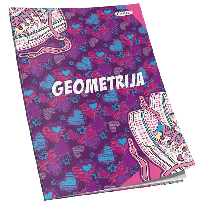 Obrazac školski geometrija Premium Connect Girl