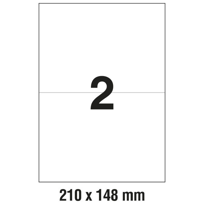 Etikete ILK 210x148 mm pk100L Zweckform 3655