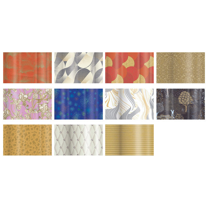 Papir ukrasni rola 70x200 cm Hot Metal Rex-Saul Sadoch HM3J1GEN