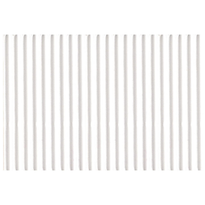 Papir ukrasni dvoslojni rebrasti B2 pk10 300g Heyda 20-47132 00 bijeli