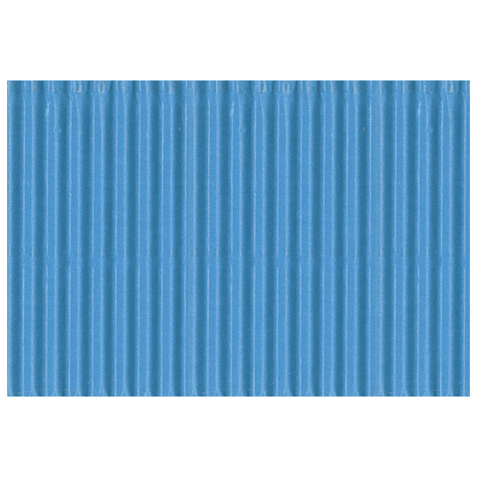 Papir ukrasni dvoslojni rebrasti B2 pk10 300g Heyda 20-47132 33 svijetloplavi