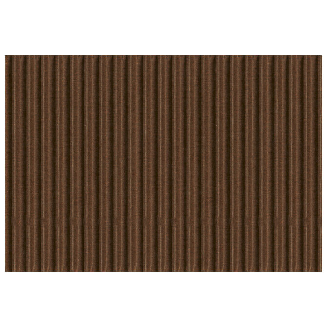 Papir ukrasni dvoslojni rebrasti B2 pk10 300g Heyda 20-47132 77 smeđi