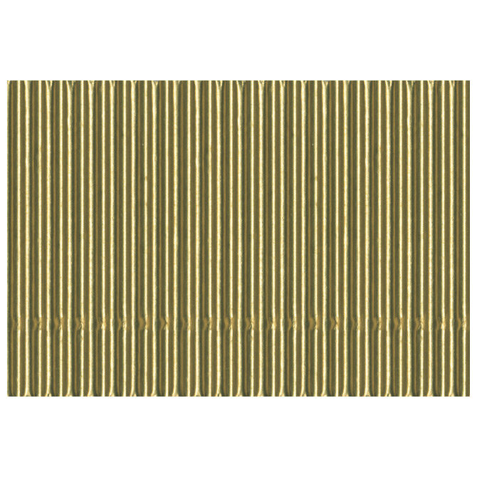 Papir ukrasni dvoslojni rebrasti B2 pk10 300g Heyda 20-47132 91 zlatni