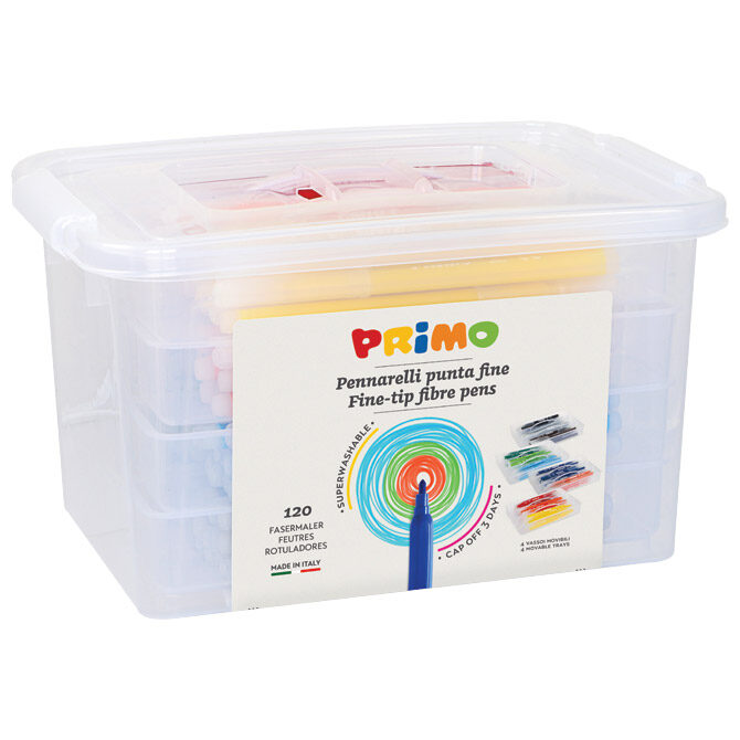 Flomaster školski 120boja (120x10 komada) u pp kutiji Primo 615PEN120