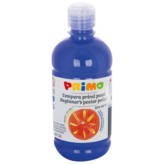 Boja tempera  0,5 litre Primo base 202BR500500 tamnoplava