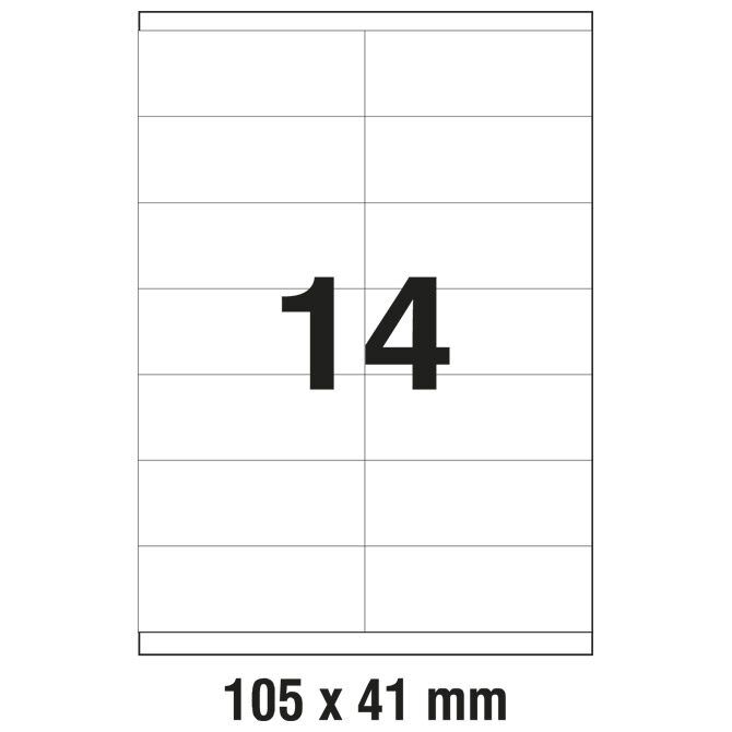 Etikete ILK 105x41 mm pk100L Zweckform 3477