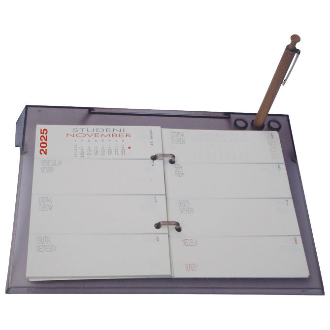 Kalendar stolni Plexi tjedni 2026.