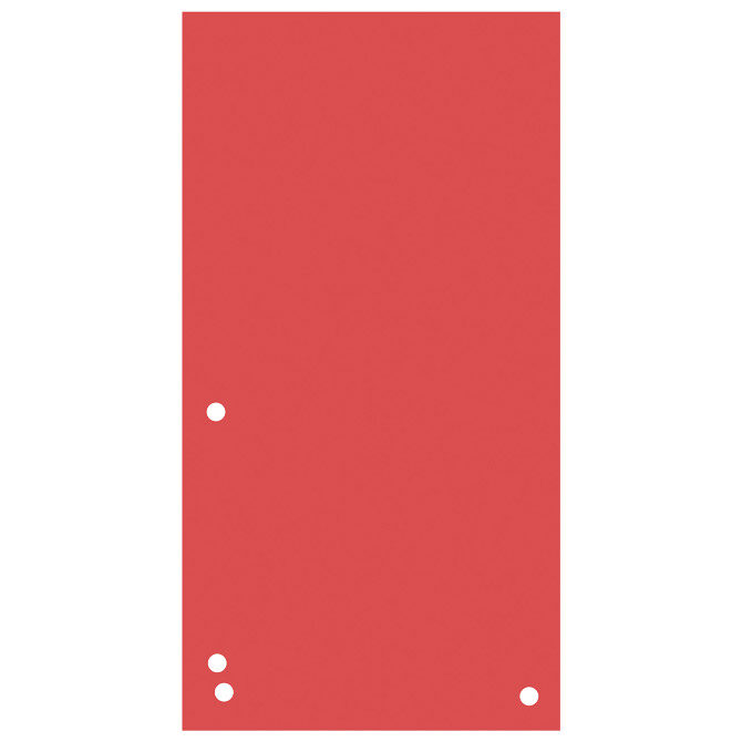 Pregrada kartonska 23,5x10,5 cm pk100 Donau 8620100-04PL crvena