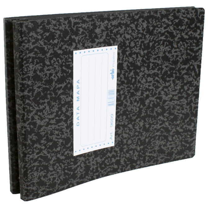 Mapa Data 9609 za papir 234 mmx12" Orbi 9609 marmorirana crna