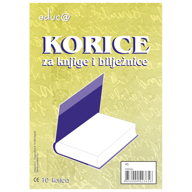 Omotnica-korice za knjige A5 100my pk10 Educa!!