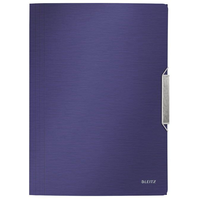 Fascikl klapa s gumicom pp A4 Style Leitz 39770069 tamnoplavi