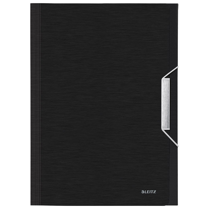 Mapa za kućni budžet  6 pregrada s gumicom pp Style Leitz 39570094 crna