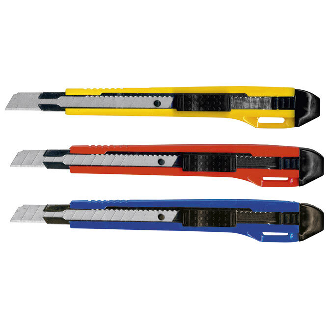 Skalpel nož  9 mm metalna vodilica Fornax DT-905 sortirano