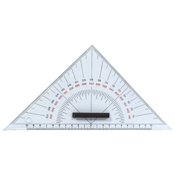 Trokut-kutomjer nautički 26 cm Arda 415