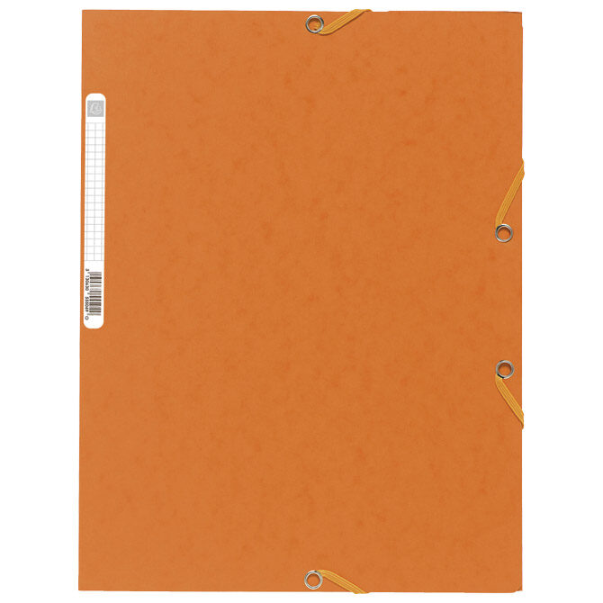 Fascikl klapa s gumicom chartreuse A4 Exacompta 55504E narančasti