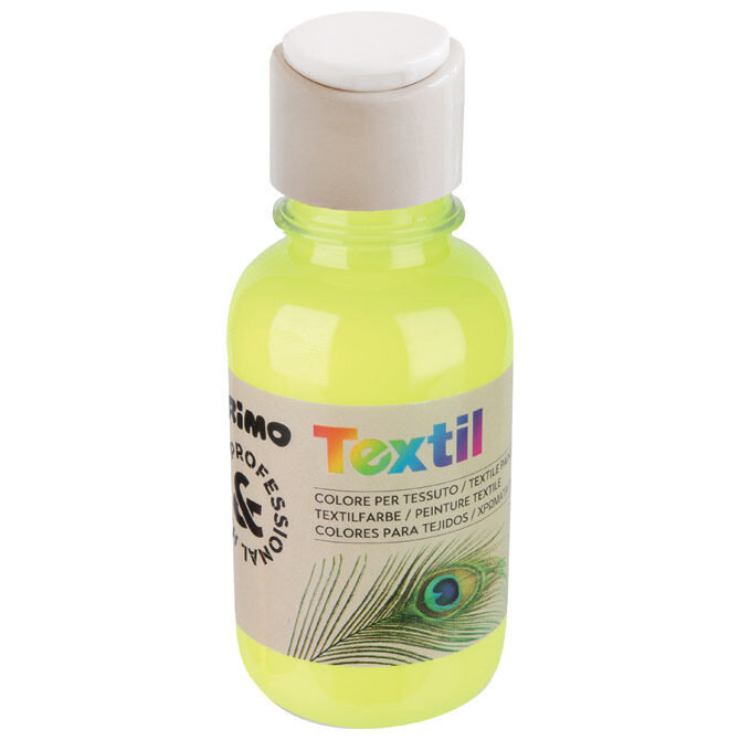 Boja tempera za tekstil 125ml Primo 410TXF125210 fluorescentno žuta