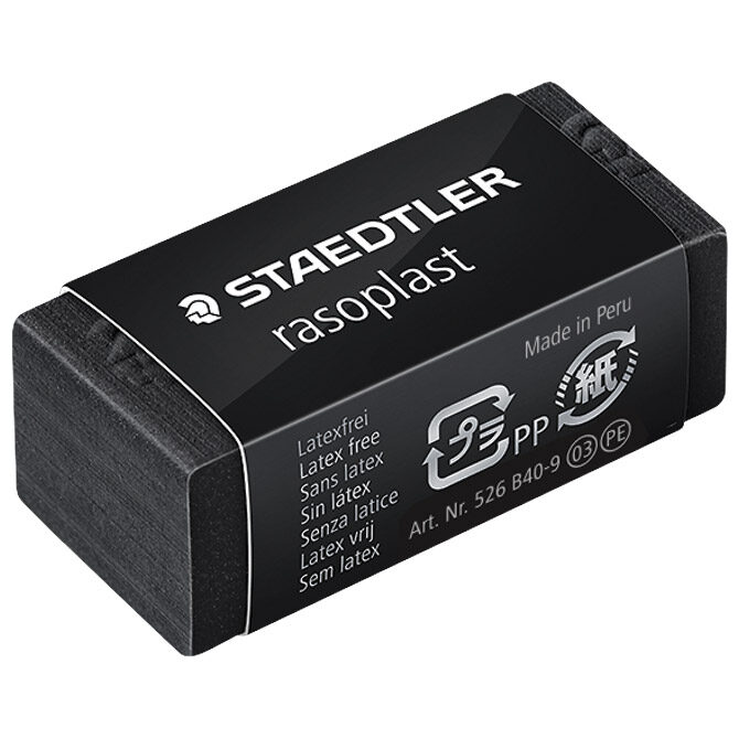 Gumica Rasoplast Staedtler 526 B40-9 crna-KOMAD