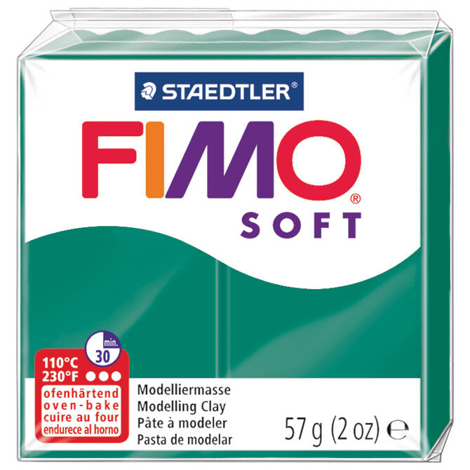 Masa za modeliranje   57g Fimo Soft Staedtler 8020-56 emerald zelena