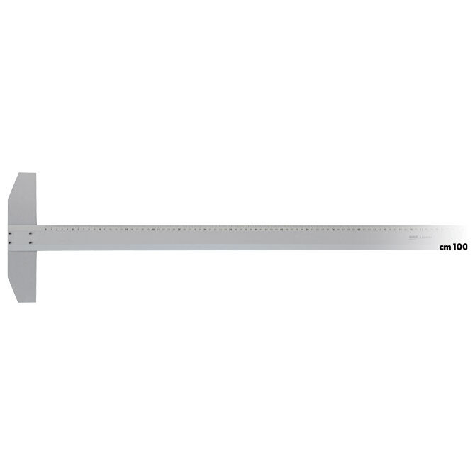 Ravnalo T aluminijsko 100 cm fixna glava Arda 185100