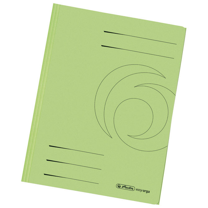 Fascikl klapa karton reciklirani A4 Herlitz 11076460 (300002994) zeleni