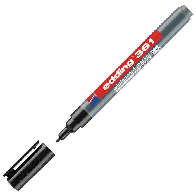Marker za bijelu ploču 1 mm Edding 361 crni