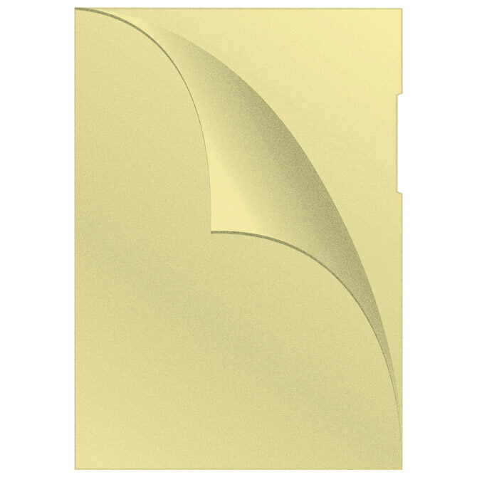 Fascikl "L" 120my pp A4 mat pk100 Q-Connect KF00308 žuti