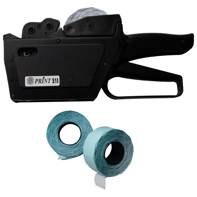 Aparat za ljepljenje etiketa 26x16 mm dvoredni (EUR, Kn) Print 18 Printex