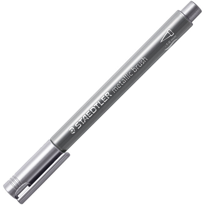 Marker nepermanentni 1-6 mm Metallic brush Staedtler 8321-81 srebrni