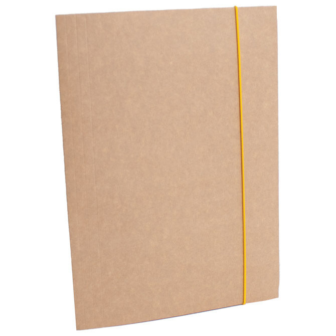 Fascikl klapa s gumicom karton kraft A4 6564 smeđi!!