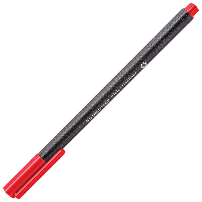 Flomaster fineliner 0,3 mm reciklirani Triplus Staedtler 334 R-2 crveni!!