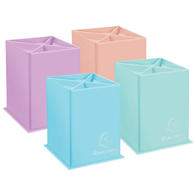 Čaša za olovke karton Aquarel Exacompta 67896D pastel sortirano!!