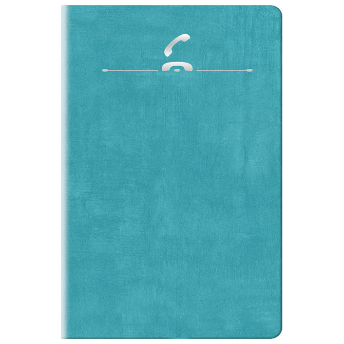 Adresar telefonski  97x147 mm A-Z Wall 367 tirkizno plavi!!