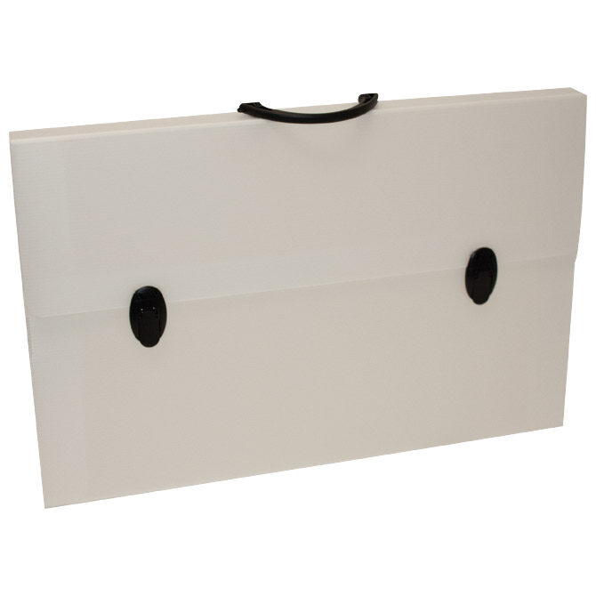 Torba-kofer pp-tvrdi  365x565x30 mm Ri.Plast 6338533201.1 prozirno bijela/sort ručka