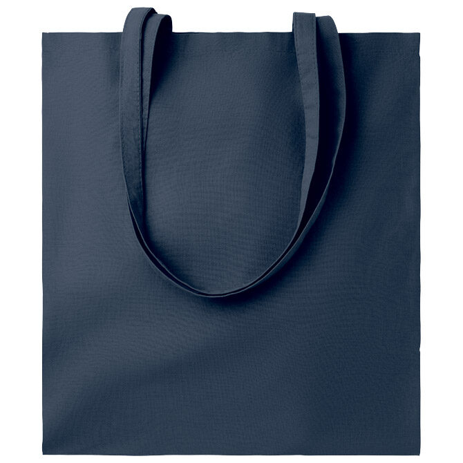 Vrećice za kupovinu pamučna 38x42 cm-duge ručke tamnoplava