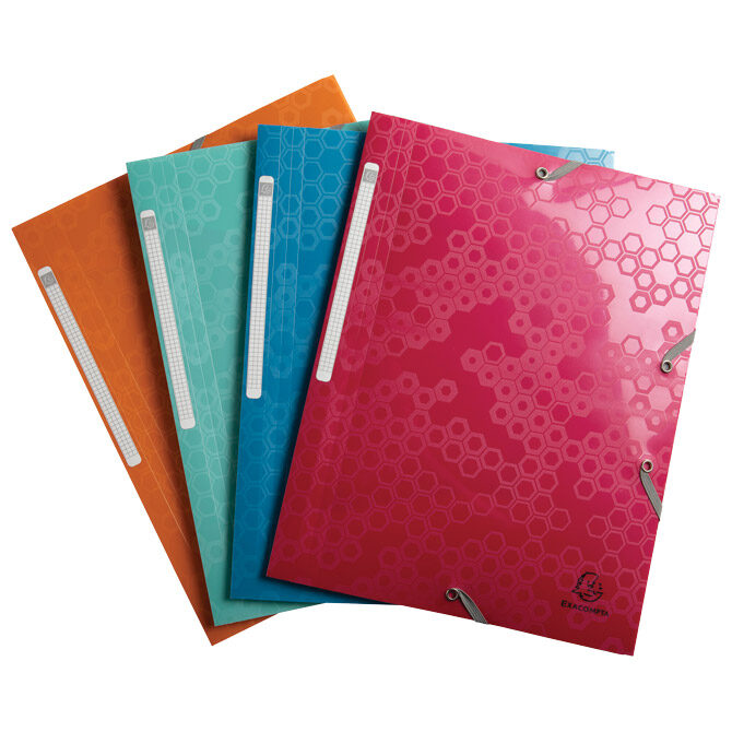 Fascikl klapa s gumicom pp A4 Maia Exacompta 55210E sortirano!!