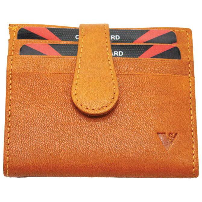 Etui za kartice koža 1063 žuti