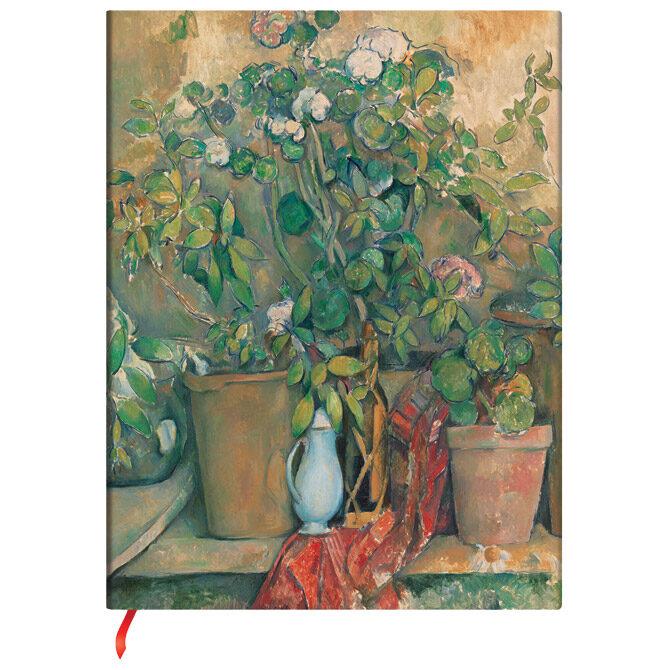 Notes 12x18 cm-midi crte 72L s gumicom Cezanne’s Terracotta Pots and Flower Paperblanks PB9788-4